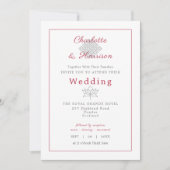 Lotus Bloem Hindoe Karma Symbool Bruiloft Kaart (Voorkant)