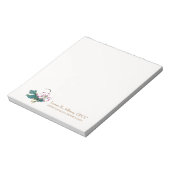 Lotus Bloem Holistische Gezondheidsadviseur Notitieblok (Linkerzijde)