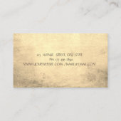 Lotus Bloem Holografische Inkt Yoga Instructeur Visitekaartje (Achterkant)