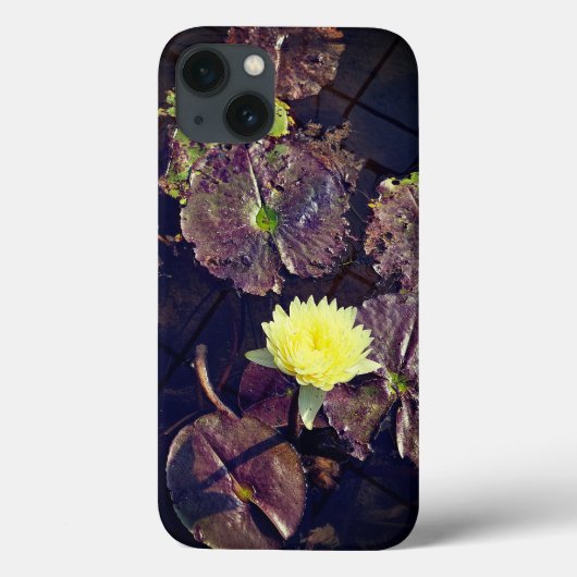 Lotus bloem in herfst iPhone / iPad hoesje (Achterkant)
