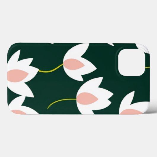 Lotus Bloem iPhone Case (Achterkant (horizontaal))