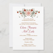 Lotus Bloem Logo OM Symbool Hindoe Bruiloft Kaart (Voorkant)