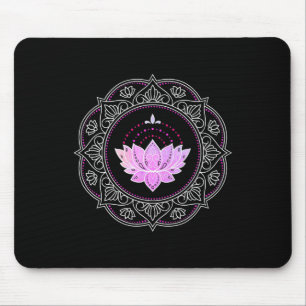 Lotus Bloem Mandala Yoga Lotus Ontwerp Lotus Bloem Muismat