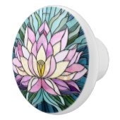 Lotus Bloem Mozaïek Kunst Keramische Knop (Rechts)