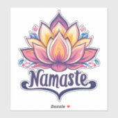 Lotus Bloem "Namaste" Sticker (Vel)