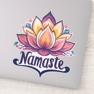 Lotus Bloem "Namaste" Sticker