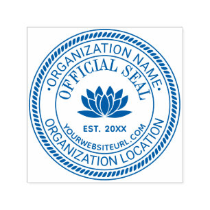 Lotus Bloem Officiële Stempel Naam Loc URL Opgeric