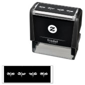 Lotus Bloem Ontwerp Uw Zelfinktende Stempel (In situ)