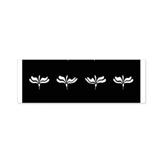 Lotus Bloem Ontwerp Uw Zelfinktende Stempel (Design)