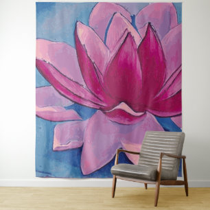 Lotus Bloem - Tapestry Wandkleed