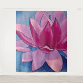 Lotus Bloem - Tapestry Wandkleed (Voorkant)