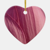 Lotus Bloemblaadjes Roze Bloem Keramisch Ornament (Voorkant)