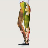 Lotus bloemen bloesems legging (Links)