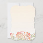 Lotus Bloemen en Dragonfly uitnodiging (Achterkant)