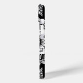 Lotus Bloemen en Mandala's in zwart en wit Case-Mate iPhone Case (Achterkant / Links)