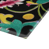 Lotus bloemen en wijnstokken snijplank (Hoek)