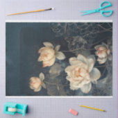 Lotus Bloemen & middernachtblauw, Gemengde Media-e Tissuepapier (Craft)