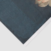 Lotus Bloemen & middernachtblauw, Gemengde Media-e Tissuepapier (Detail)