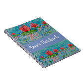 Lotus bloemen Notitieboek tekenen (Rechterzijde)