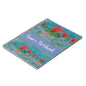 Lotus bloemen Notitieboek tekenen (Linkerzijde)