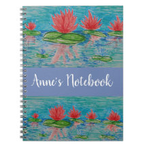 Lotus bloemen Notitieboek tekenen