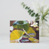 Lotus Bloemen - Oya, Japan Briefkaart (Staand voorkant)