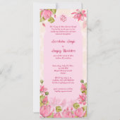 Lotus bloemen schattige bruidskoppel Indische brui Kaart (Achterkant)