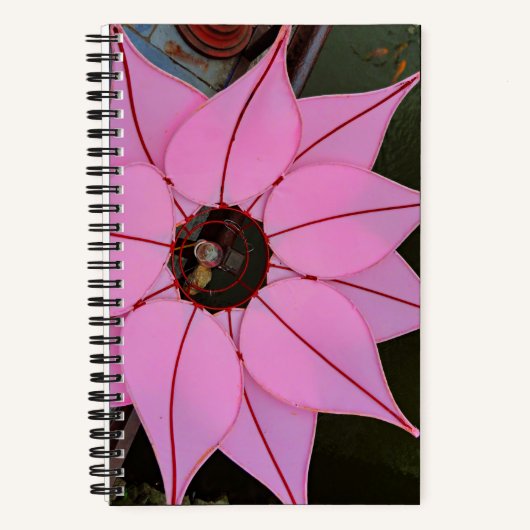 Lotus Bloemlicht van Vietnam Fotostip Notitieboek (Voorkant)