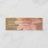 Lotus bloesem Visitekaartjes (Achterkant)