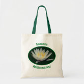 Lotus Bloesem Water Lily Bloem Gepersonaliseerd Tote Bag (Voorkant)