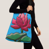 Lotus bloesemzak crossbody tas (Dichtbij)