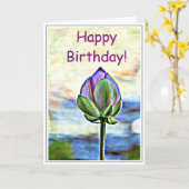 Lotus Bloom Kaart (Gele Bloem)