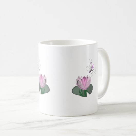 Lotus bloom koffiemok (Voorkant rechts)