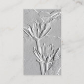 ©Lotus Blosbezems/Embossed-like foto Visitekaartje (Voorkant)