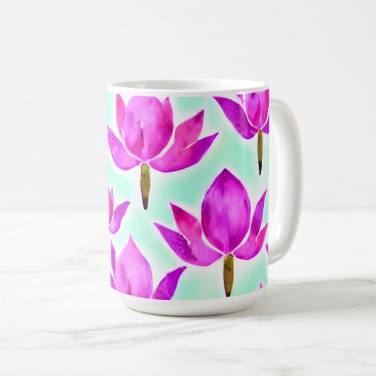 Lotus Blossom Cups Koffiemok (Voorkant rechts)