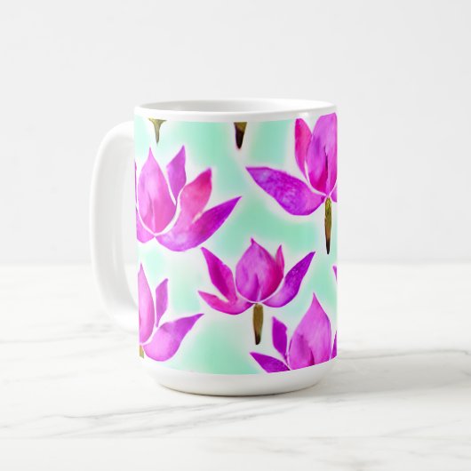 Lotus Blossom Cups Koffiemok (Voorkant links)