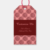 Lotus Blossom (Henna) (rood) Cadeaulabel (Achterkant)