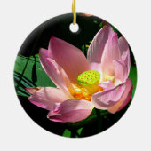 Lotus Blossom Keramisch Ornament (Achterkant)