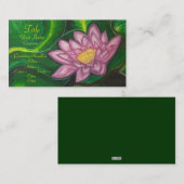Lotus Blossom (Lily Pad) Visitekaartje (Voorkant / Achterkant)