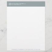 LOTUS BLOSSOM LOGO VOOR GEZONDHEID/WELLNESS Briefh Gepersonaliseerd Briefhoofd (Voorkant)