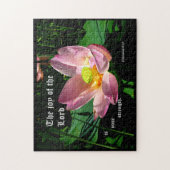 Lotus Blossom Nehemiah 8:10 Legpuzzel (Verticaal)