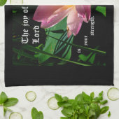 Lotus Blossom Nehemiah 8:10 Theedoek (Gevouwen)