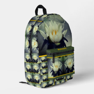 Lotus Blossom Personalized Bedrukte Rugzak