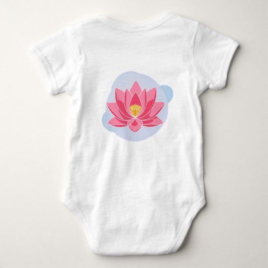 Lotus Blossom Romper (Achterkant)