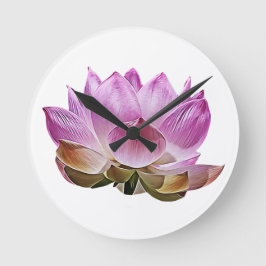 Lotus blossom ronde klok