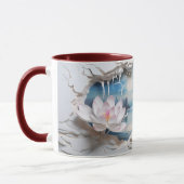 Lotus Blossom & Serene Lake Keramische Koffie Mok  (Links)
