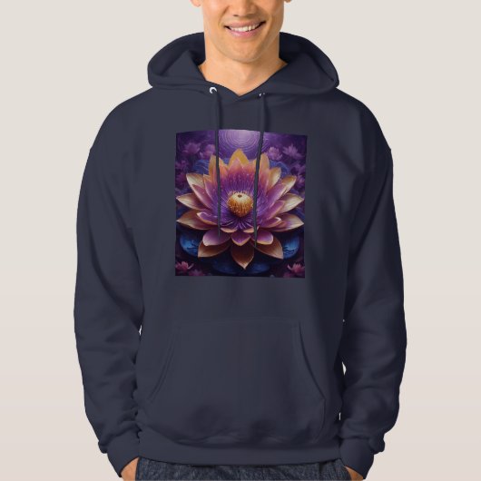 Lotus Blossom Serenity T-shirt" Hoodie (Voorkant)