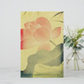 Lotus Blossom Stationery Briefpapier (Staand voorkant)