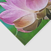 Lotus blossom tissuepapier (Detail)