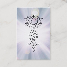 *~* Lotus Blue Lavender Rays Reiki Healing Energy Visitekaartje